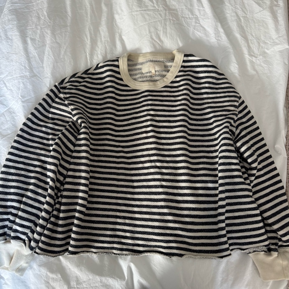 The Great Striped Sweatshirt Size 1 (small)